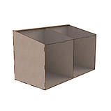 Диспенсер EKOSTAR для цукерок, снеків, горіхів, круп на 2 комірки, фото 5