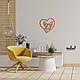 Панно Heart Мінськін 20x20 см - Картини та лофт декор з дерева на стіну., фото 10