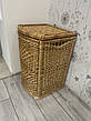 Ящик дутий для білизни плетений з лози, фото 8