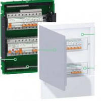 Електрощиток вбудований Mini Pragma 24мод (2х12мод) димчасті двері