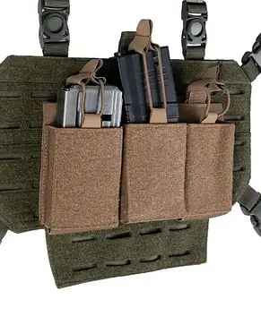 Підсумок для магазинів потрійний Темний койот Mil-Tec MAG.TASCHE TRIPLE M.POUCH DARK COYOTE, фото 4