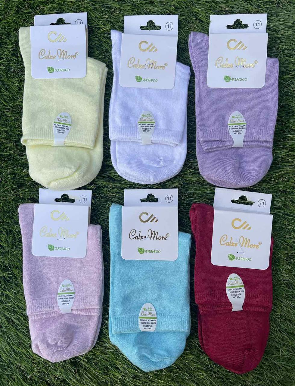 Шкарпетки дитячі бамбук "Calze more" розмір 5, 7, 9, 11 років один розмір (від 12 пар)