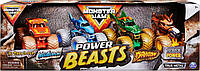 Monster Jam power beasts набор машинок Megalodon, Dragon, El Toro Loco, Horse Power