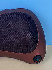 Масажна подушка Massage Pillow CHM-8028 на 8 роликів для шиї і спини, масажер ролиkовий, фото 3