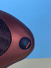 Масажна подушка Massage Pillow 8028 на 4 ролика для шиї і спини, масажер роликовий, фото 5