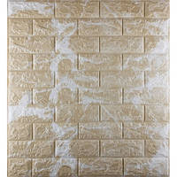 Універсальна самоклеюча 3D панель під Мармур капучино 700x770x5мм