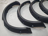 Накладки на арки коліс (Лаптеры) для Mitsubishi L200 06-15 р. в., Мітсубісі Л200, фото 4