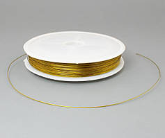Ювелірний трос для створення прикрас, 0,45 мм (колір золото)