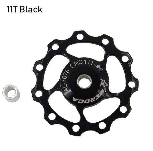 Ролики для задніх перемикачів Sram та Shimano на промпідшипниках Meroca 11Т чорні