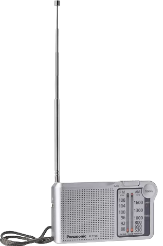 Купить Портативный радиоприемник Panasonic RF-P150DEG-S | радио ...