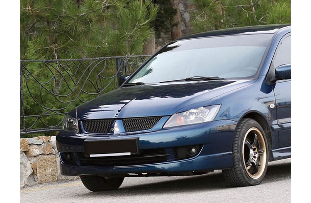 Накладка на передній бампер Mitsubishi Lancer 9 "Sport" V2.0, Спідниця передня Мітсубіші Лансер 9