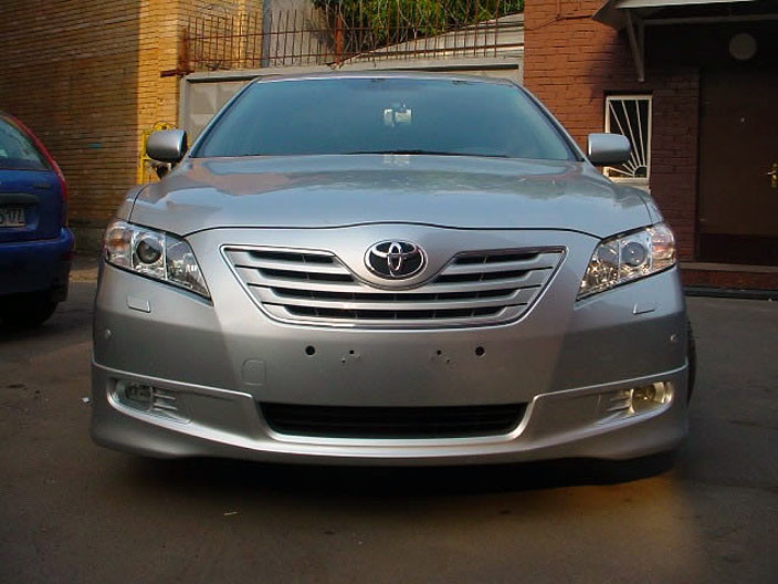 Накладка на передній бампер Toyota Camry v40, Тойота Камрі