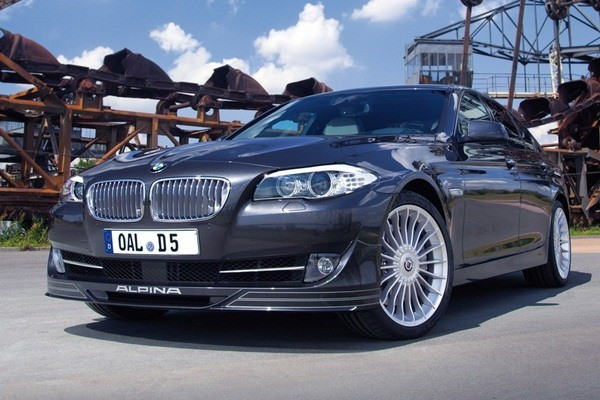 Накладка на передній бампер Alpina для BMW 5 F10, губа Альпіна БМВ Ф10