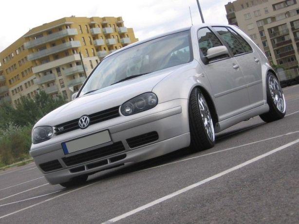 Накладка на передній бампер Volkswagen Golf 4 Губа Гольф IV