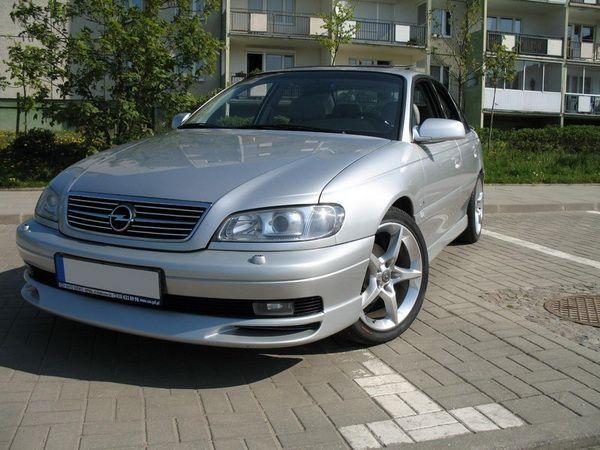 Накладка на передній бампер для Opel Omega B (Рестайлінг), Губа Опель Омега Б