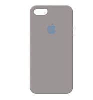 Силікон "Оригінал Велюр" iPhone 5SE Grey