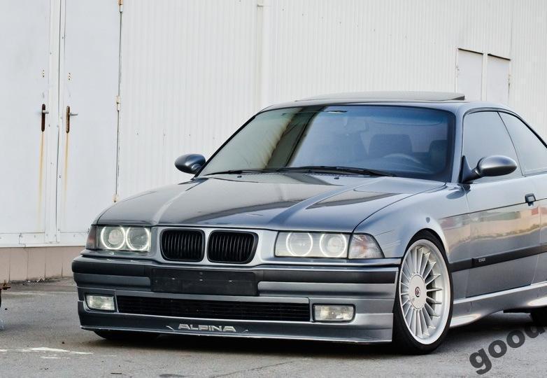 Накладка на передній бампер BMW E36 Alpina, Губа передня БМВ Е36