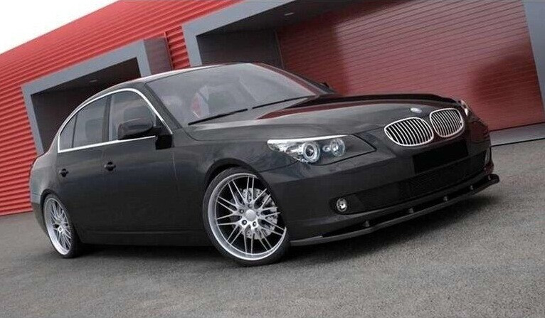 Накладка на передній бампер BMW 5 E60, Губа передня БМВ Е60