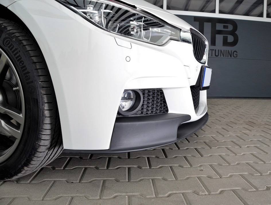 Накладка на передній бампер БМВ 3 Ф30 Ф31 M-Performance, Губа передня BMW F30 F31