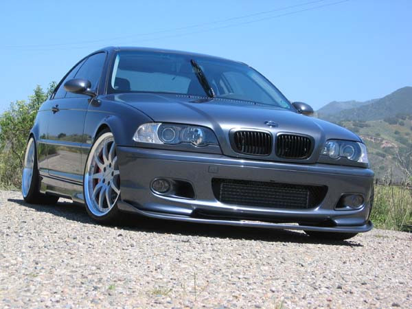 Накладка під бампер М-пакет для BMW 3 E46, Спліттер на БМВ 3 Е46