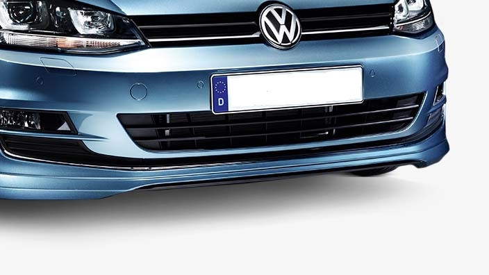 Накладка на передній бампер Volkswagen Golf 7, Губа Гольф