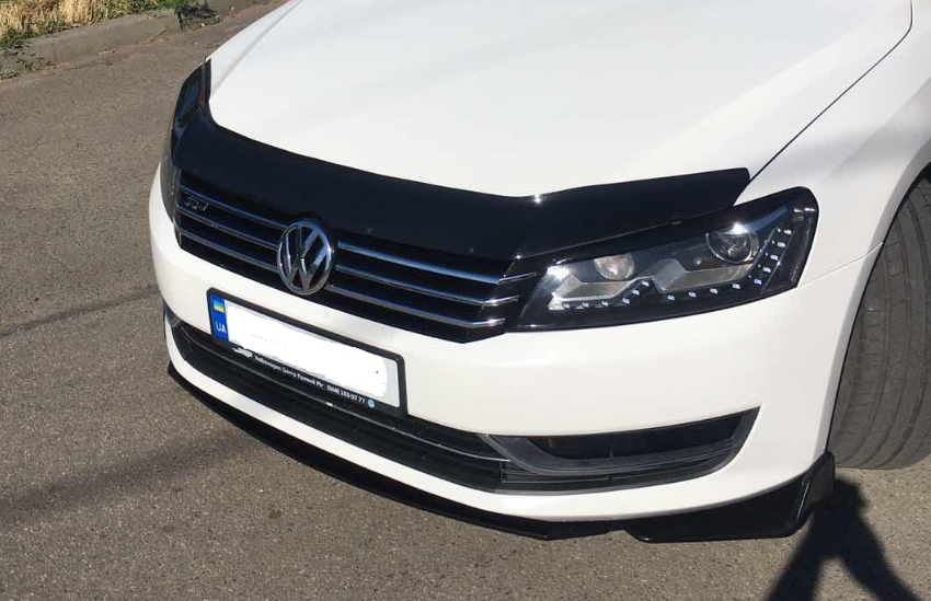 Накладка на передній бампер Volkswagen Passat B7 USA, Губа Пасат Б7 Америка
