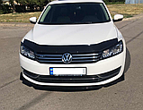 Накладка на передній бампер Volkswagen Passat B7 USA, Губа Пасат Б7 Америка, фото 2