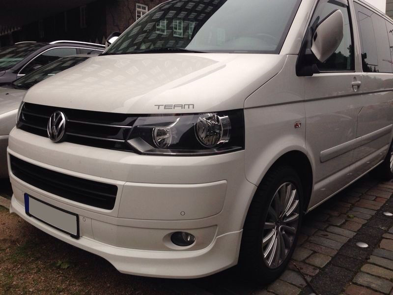 Накладка на передній бампер Volkswagen T5, Губа Т5