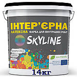 Фарба зносостійка шовковисто-матова premiumlatex 7 SkyLine 1.2 кг, фото 7