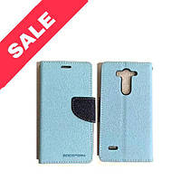 Чехол книжка "BOOK-COVER GP GOOSPERY" LG G3S / D724 Blue