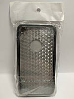 Чехол Iphone 4 / 4s билмй силиконовый черный корпус, задняя крышка пластик