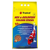 Корм для рыб Tropical Koi & Goldfish Colour Sticks для прудовых рыб в палочках 10 л (5900469406564) - Вища