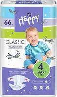 Підгузки дитячі Bella Happy Baby Classic Maxi 8-18 кг, 66 шт