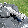 Дитячий електромобіль Танк Patriot (сірий колір), фото 2