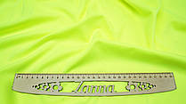 Тканина французький трикотаж колір неоновий жовто-салатовий
