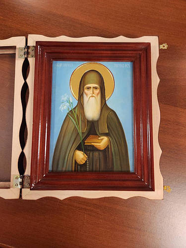 Купить Икона писаная (ручная работа) святой Моисей Угрин, цена 3500 ...