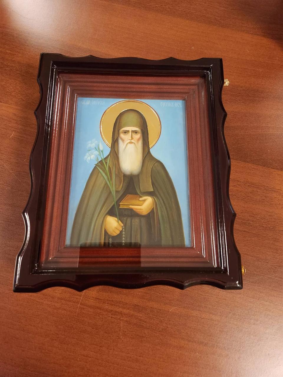 Купить Икона писаная (ручная работа) святой Моисей Угрин, цена 3500 ...