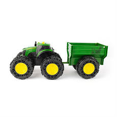 Іграшковий трактор John Deere Kids Monster Treads з причепом і великими колесами (47353), фото 4