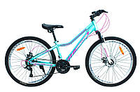 Велосипед спортивний CROSSRIDE Molly Lady 26"дюймів колеса бірюзовий