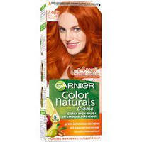 Стійка крем-фарба для волосся Garnier Color Naturals, 7.40 Вогняний мідний