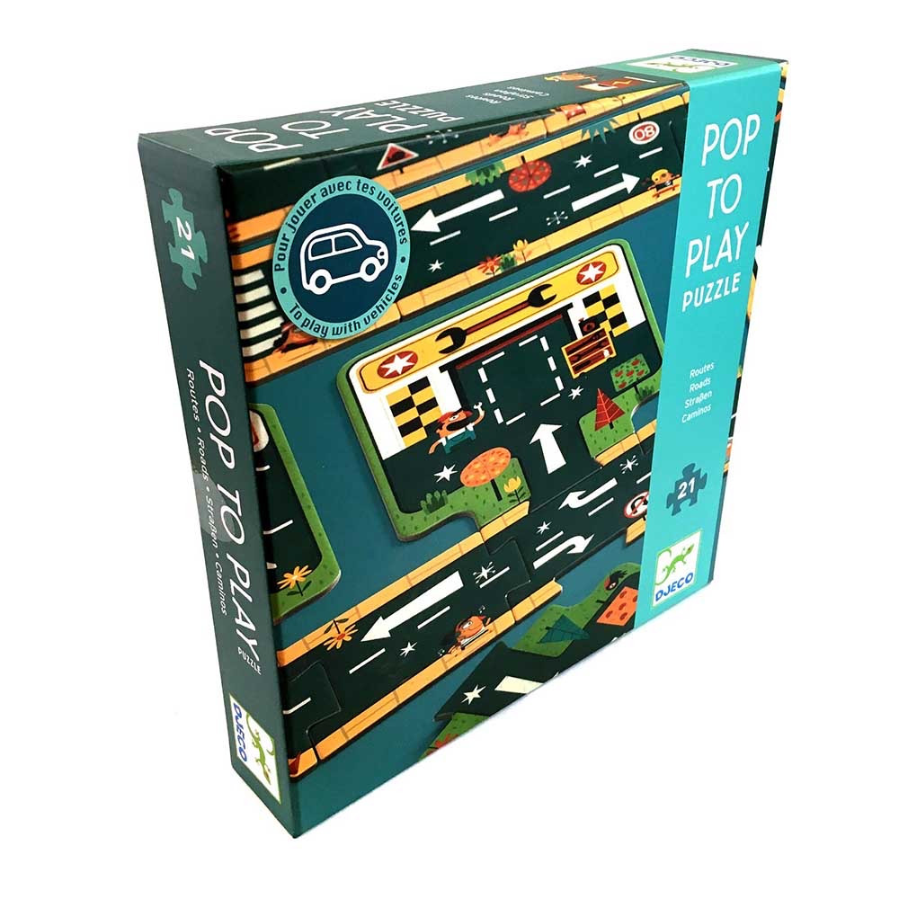 Пазл-гігант Djecto Автотрасса pop to play DJ07162, фото 1