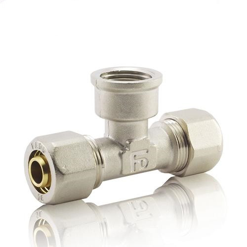 Обтискний трійник зовнішній FADO 20х3/4х20