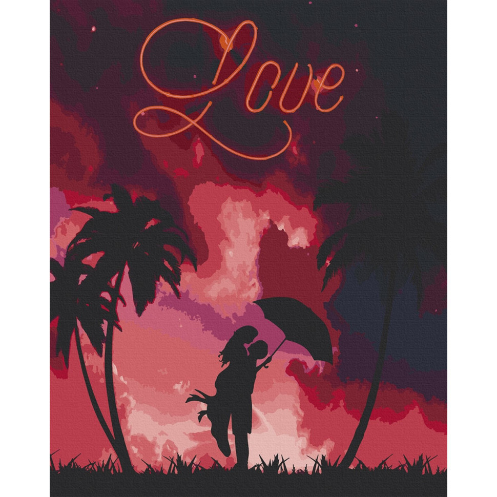 Картина По Номерам Art Craft "Пара Под Зонтиком" 40х50см 10322-AC ...