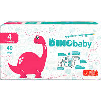 Подгузники Dino Baby Размер 4 (7-14 кг) 40 шт (4823098410591) - Вища Якість та Гарантія!