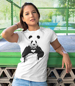 Жіноча футболка Від панди з любов'ю