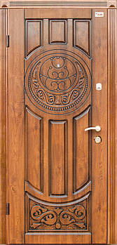 Вхідні двері з терморозривом модель Luck (вулична плівка на 2 сторони) комплектація COTTAGE