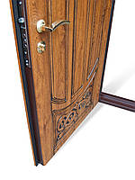 Вхідні двері з патиною модель Luck комплектація Classic, фото 4