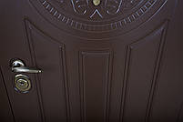 Вхідні двері зі склом модель Luck Glass (Атмосферостійка фарба HardLine + вулична плівка) комплектація, фото 6