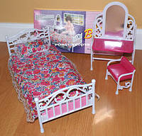 Детская мебель для кукол Gloria Глорія 9314 Спальня Спящей Красавицы