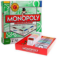 Настільна гра 6123 Monopoly Монополія, кубики, фішки, картки, ігрове поле